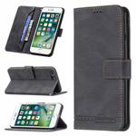 Magnetic Clasp RFID Blocking Anti-Theft Leather Case with Holder & Card Slots & Wallet For iPhone 7 Plus / 8 Plus(Black)