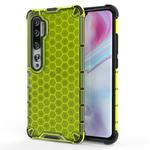 For Xiaomi Mi CC9Pro / Note10 / Note 10 Pro Shockproof Honeycomb PC + TPU Protective Case(Green)