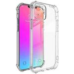 For iPhone 13 IMAK All-inclusive Shockproof Airbag TPU Phone Case with Screen Protector(Transparent)