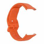 For OPPO Watch Free NFC Version Sport Silicone Watch Band(Orange)