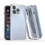 For iPhone 13 mini 3 In 1 Two-color TPU + Acrylic Shockproof Phone Case (Lavender Grey)