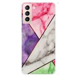 For Samsung Galaxy S22+ 5G Abstract Marble Pattern TPU Phone Protective Case(Color)