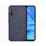 For Huawei Enjoy 10s Shockproof Cloth Texture PC + TPU Protective Case(Blue)