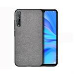 For Huawei Enjoy 10s Shockproof Cloth Texture PC + TPU Protective Case(Grey)