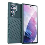 For Samaung Galaxy S22 Ultra 5G Thunderbolt Shockproof TPU Soft Phone Case(Green)