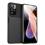 For Xiaomi Redmi Note 11 Pro / Note 11 Pro+ Thunderbolt Shockproof TPU Soft Phone Case(Black)