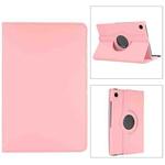 For Samsung Galaxy Tab A8 360 Degree Rotation Litchi Texture Tablet Leather Case with Holder(Pink)