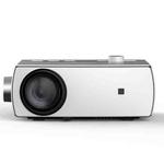 YG430 Android Version 1920x1080 2500 Lumens Portable Home Theater LCD HD Projector, Plug Type:EU Plug(Silver)