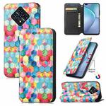 For Infinix Zero 8 CaseNeo Colorful Magnetic Leather Case with Holder & Card Slot & Wallet(Magic Space)