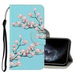 For iPhone 11 Pro 3D Colored Drawing Horizontal Flip PU Leather Case with Holder & Card Slots & Wallet(Magnolia)