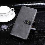 For Honor X30i idewei Crocodile Texture Horizontal Flip Phone Leather Case(Grey)