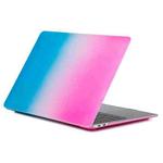 Laptop Rainbow Pattern PC Protective Case For MacBook Pro 14.2 inch A2442 2021(Pink + Water Blue)