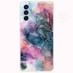 For Samsung Galaxy A13 5G Marble Pattern Shockproof TPU Phone Case(Abstract Multicolor)