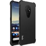 For Nokia 7.2 / 6.2 IMAK All-inclusive Shockproof Airbag TPU Case, with Screen Protector(Matte Black)