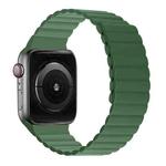 Silicone Magnetic Integrated Long Strap Watch Band For Apple Watch Series 8&7 45mm / SE 2&6&SE&5&4 44mm / 3&2&1 42mm(Green)