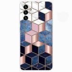 For Samsung Galaxy A13 5G Abstract Marble Pattern TPU Phone Protective Case(Cube)