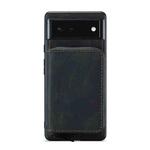 For Google Pixel 6 JEEHOOD Magnetic Zipper Horizontal Flip Phone Leather Case(Black)
