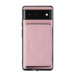 For Google Pixel 6 Pro JEEHOOD Magnetic Zipper Horizontal Flip Phone Leather Case(Pink)