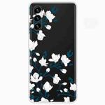 For Samsung Galaxy A13 5G Painted Pattern High Transparent TPU Phone Case(Magnolia)