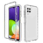 For Samsung Galaxy A22 4G High Transparency Two-color Gradual Change PC+TPU Phone Case(Transparent)