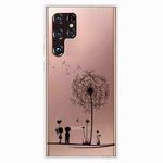 For Samaung Galaxy S22 Ultra 5G Painted Pattern High Transparent TPU Phone Case(Dandelion)