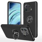 For Xiaomi Mi 11 Pro PC + TPU Shockproof Magnetic Phone Case with Invisible Ring Holder(Black)