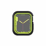 Shockproof PC Protective Case For Apple Watch Series 8 / 7 41mm / 6&SE&5&4 40mm / 3&2&1 38mm(Black + Yellow)