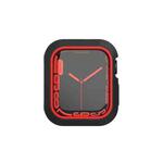 Shockproof PC Protective Case For Apple Watch Series 8 / 7 41mm / 6&SE&5&4 40mm / 3&2&1 38mm(Black + Red)