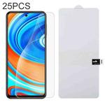For Xiaomi Redmi Note 10 Lite 25 PCS Full Screen Protector Explosion-proof Hydrogel Film