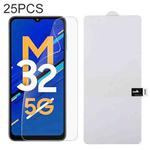 For Samsung Galaxy M32 5G 25 PCS Full Screen Protector Explosion-proof Hydrogel Film