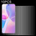 10 PCS For Honor X30i / X8 0.26mm 9H 2.5D Tempered Glass Film