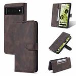 For Google Pixel 6 Pro AZNS Dream Second Generation Skin Feel Horizontal Flip Phone Leather Case(Coffee)