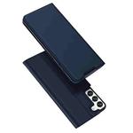 For Samsung Galaxy S22 5G DUX DUCIS Skin Pro Series Horizontal Flip Leather Phone Case with Holder & Card Slots(Blue)