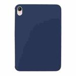 Liquid Silicone Shockproof Full Coverage Tablet Protective Case For iPad mini 6(Dark Blue)