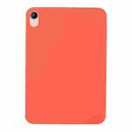For iPad mini 6 Liquid Silicone Shockproof Full Coverage Tablet Protective Case(Orange)