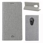 For Nokia 6.2 & 7.2 ViLi Shockproof TPU + PU Horizontal Flip Protective Case with Card Slot & Holder(Grey)