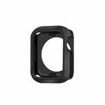 Two-color Shockproof Protective Case For Apple Watch Series 9 / 8 / 7 41mm(Black)