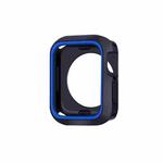 Two-color Shockproof Protective Case For Apple Watch Series 9 / 8 / 7 41mm(Blue)