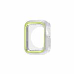 Two-color Shockproof Protective Case For Apple Watch Series 9 / 8 / 7 41mm(Green White)