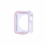 Two-color Shockproof Protective Case For Apple Watch Series 9 / 8 / 7 41mm(Light Pink)