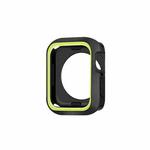 Two-color Shockproof Protective Case For Apple Watch Series 9 / 8 / 7 45mm(Black Green)