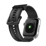 Carbon Fiber Texture Watch Band For Apple Watch Series 8&7 41mm / SE 2&6&SE&5&4 40mm / 3&2&1 38mm(Black)