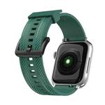 Carbon Fiber Texture Watch Band For Apple Watch Series 8&7 41mm / SE 2&6&SE&5&4 40mm / 3&2&1 38mm(Green)