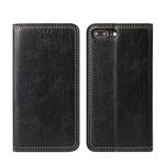 For iPhone 7 / 8 Retro Tree Bark Texture PU Magnetic Horizontal Flip Leather Case with Holder & Card Slots & Wallet(Black)