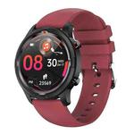 TW26 1.28 inch IPS Touch Screen IP67 Waterproof Smart Watch, Support Sleep Monitoring / Heart Rate Monitoring / Dual Mode Call / Blood Oxygen Monitoring, Style: Silicone Strap(Red)