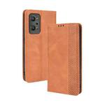 For OPPO Realme GT Neo2 Magnetic Buckle Retro Crazy Horse Texture Horizontal Flip Phone Leather Case with Holder & Card Slots & Photo Frame(Brown)