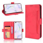 For Honor 50 Pro / Huawei nova 9 Pro Skin Feel Calf Pattern Horizontal Flip Leather Phone Case with Holder & Card Slots & Photo Frame(Red)