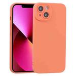 For iPhone 13 TPU Oil-sprayed Soft Phone Case(Bright Pink)