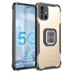 For Samsung Galaxy A51 5G Fierce Warrior Series Armor Aluminum Alloy + TPU Phone Case with Ring Holder(Gold)
