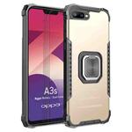 For OPPO A3s / C1 / A5 / A12e Fierce Warrior Series Armor Aluminum Alloy + TPU Phone Case with Ring Holder(Gold)